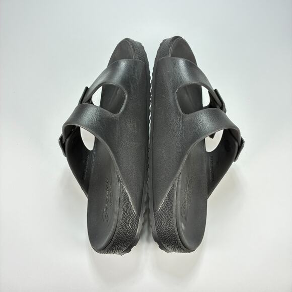 Skechers Foamies Arch Fit Cali Breeze 2.0 Black Adjustable Sandals Womens Size 8 - Picture 7 of 11